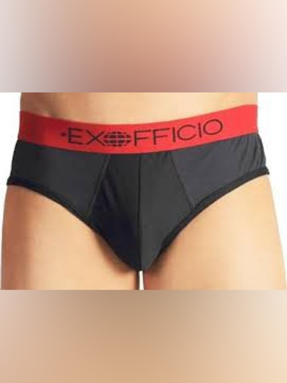 Exofficio Men's Black Give-N-Go 2.0 Sport Mesh Brief - Size Medium
